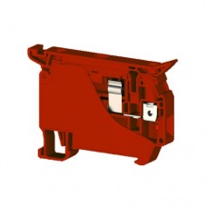 353404, Клеммник с держателем предохранителя (5x20, 5x25) до 10А на DIN-рейку, 6 мм.кв. (красный); ASK 5 (упак 50 шт)