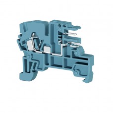 364080, Клеммник пружинный с разъёмом, на DIN-рейку, 2,5мм.кв., (синий); PCY 2,5N (упак 100 шт)