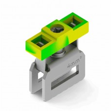 525442T, Клеммы на шину; IBKN 4 (желто-зеленый) (упак 50 шт)